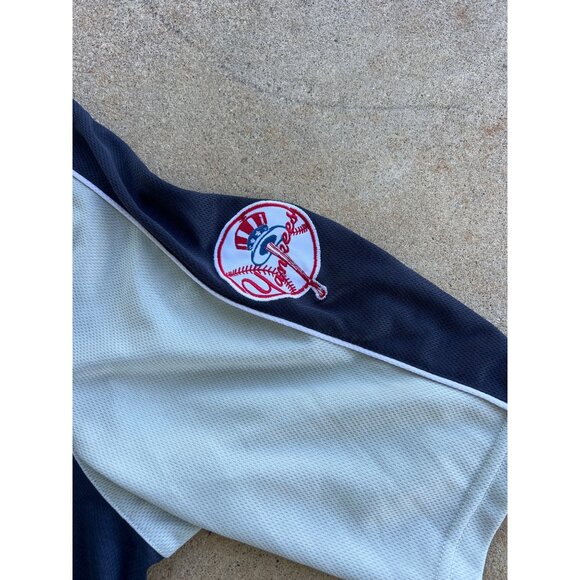 Vintage New York Yankees Dynasty Mesh Baseball Jersey L With Embroidered Logos T - Picture 4 of 7